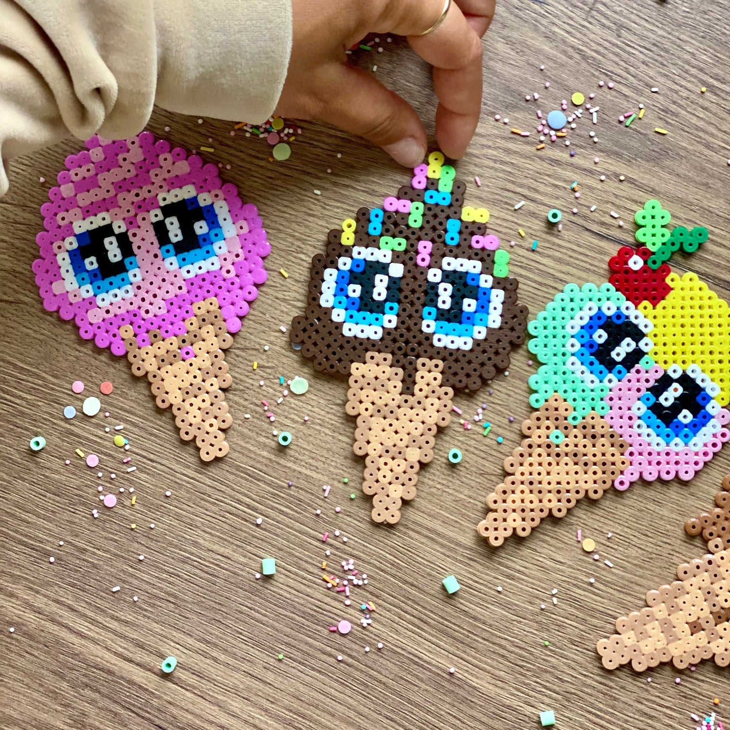 Isvafler - Anja Takacs perlemønstre