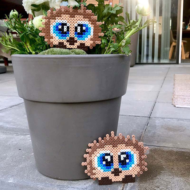 Pindsvin - Anja Takacs perlemønstre - BK Family