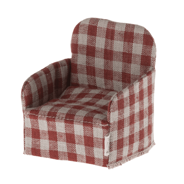 Maileg mus stol, rød