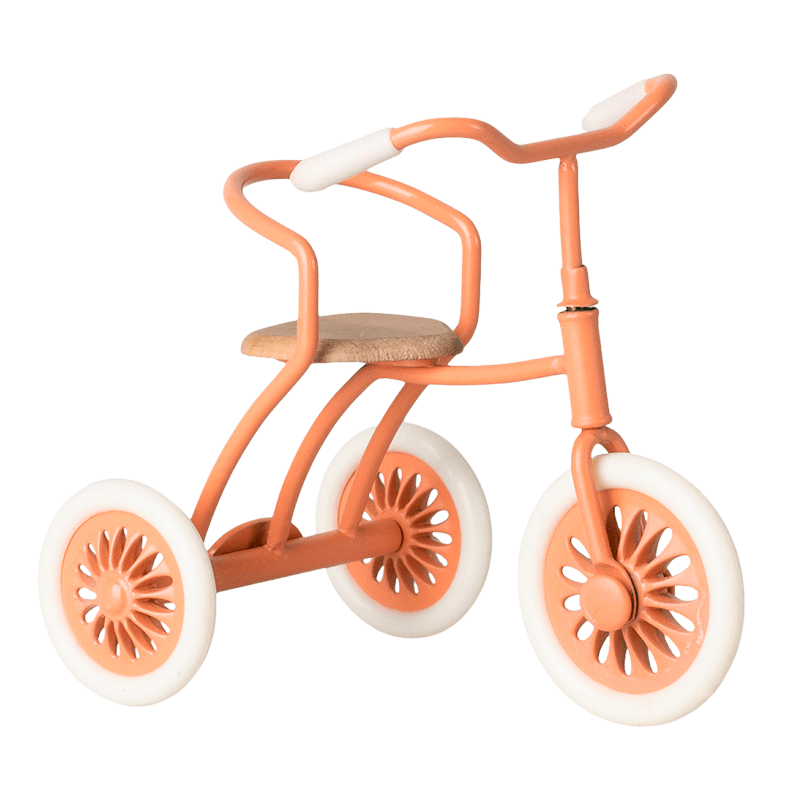 Maileg trehjulet cykel til mus - koral