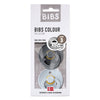 2-Pak Rund Sut Iron/Baby Blue (str 3)