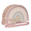 Skuldertaske Pink Rainbow