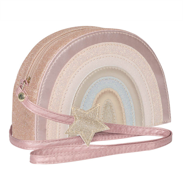 Mimi & Lula Skuldertaske, Pink Rainbow