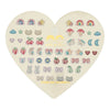 Ørestickers 25 Par Mixed Ear Rings