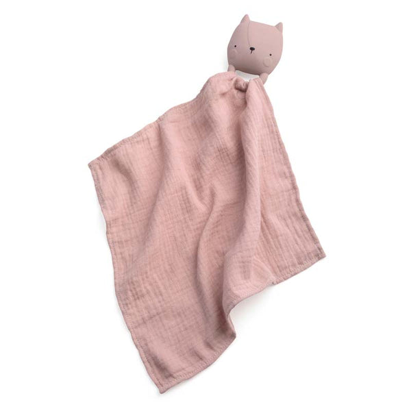 Sebra Naturgummi bidering med klud, egernet Zappy