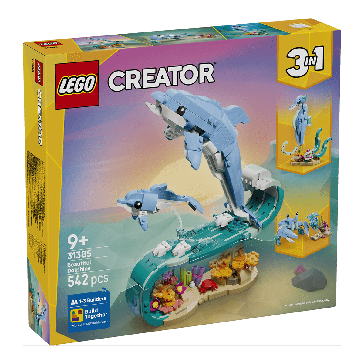 LEGO® CREATOR Havdyr: Smukke Delfiner