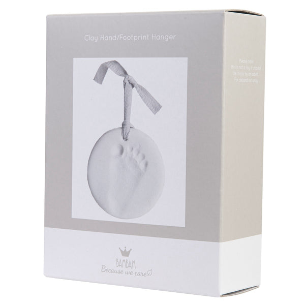 BAMBAM gipsaftryk til ophæng, Hvid