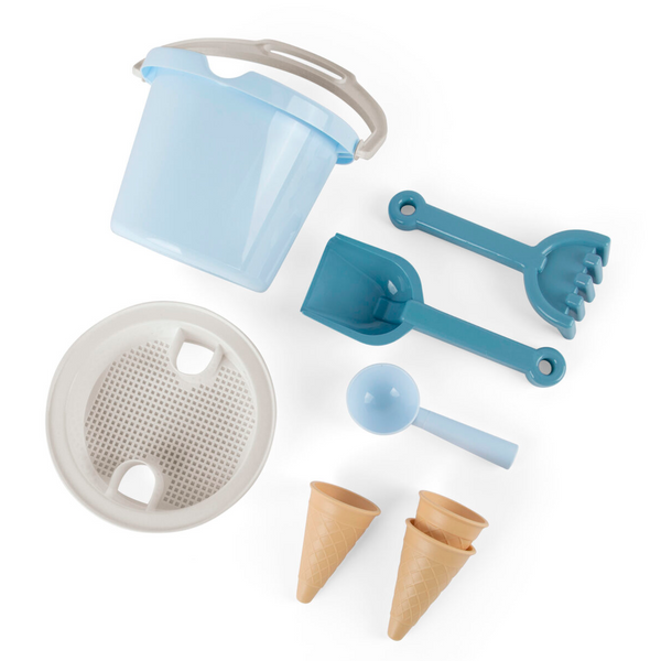 Spandsæt med Isvafler, Blå