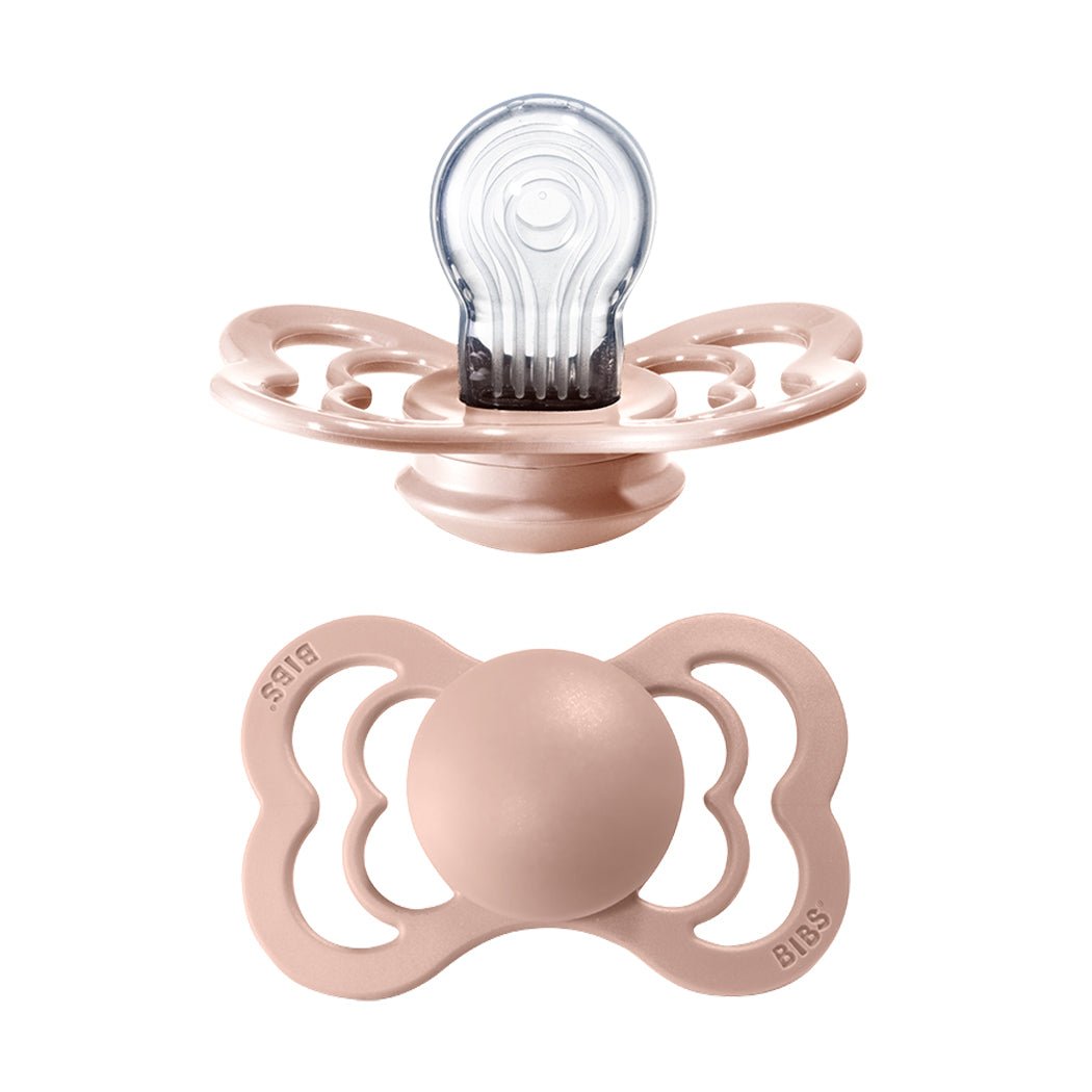 Bibs supreme silicone sut, str 2 - blush