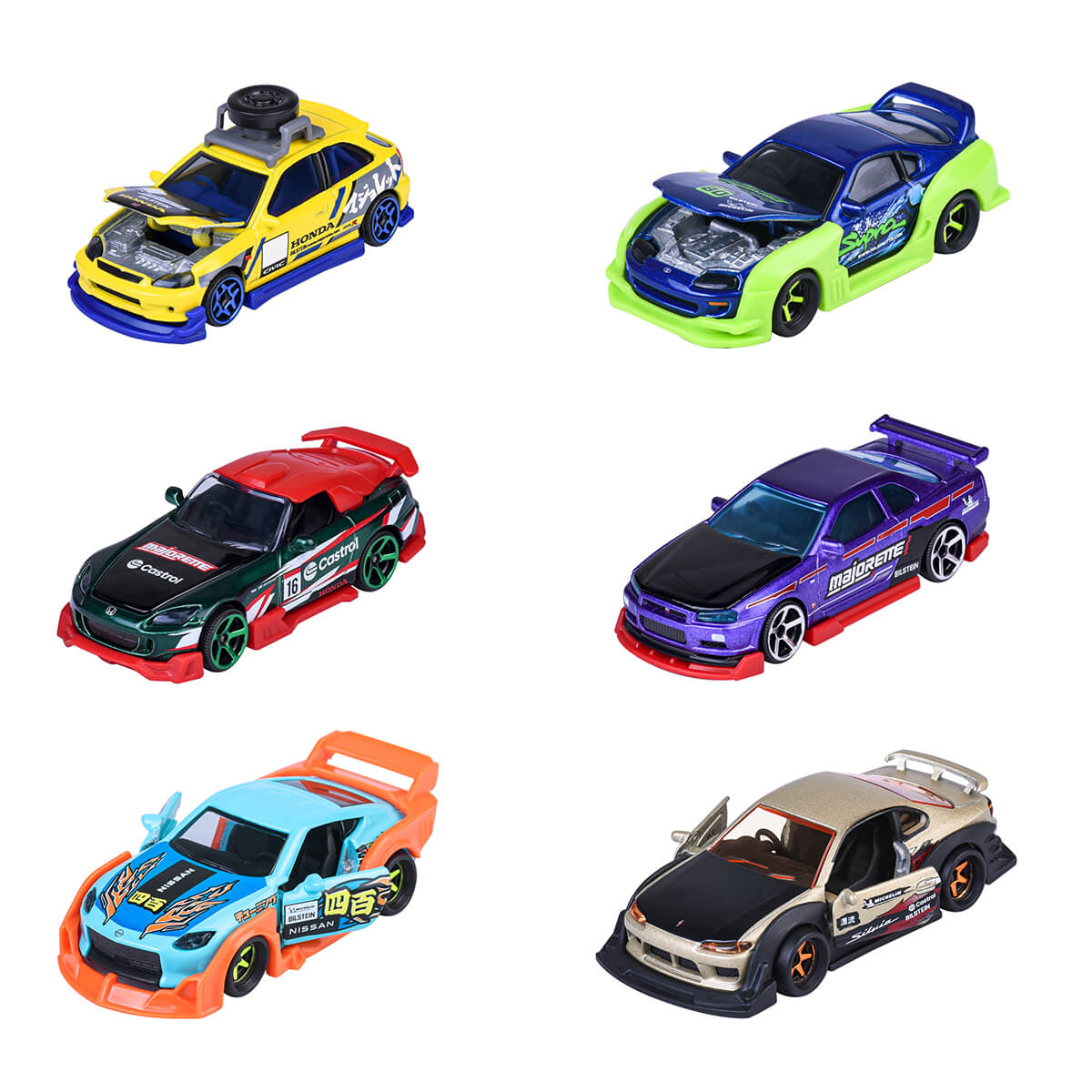 Majorette JDM Legends Deluxe Cars, ass