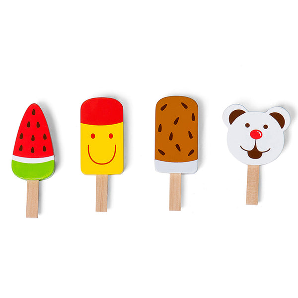 MaMaMeMo Legemad i Træ, 4 Ispinde