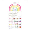 Sticker Øreringe Rainbow Love