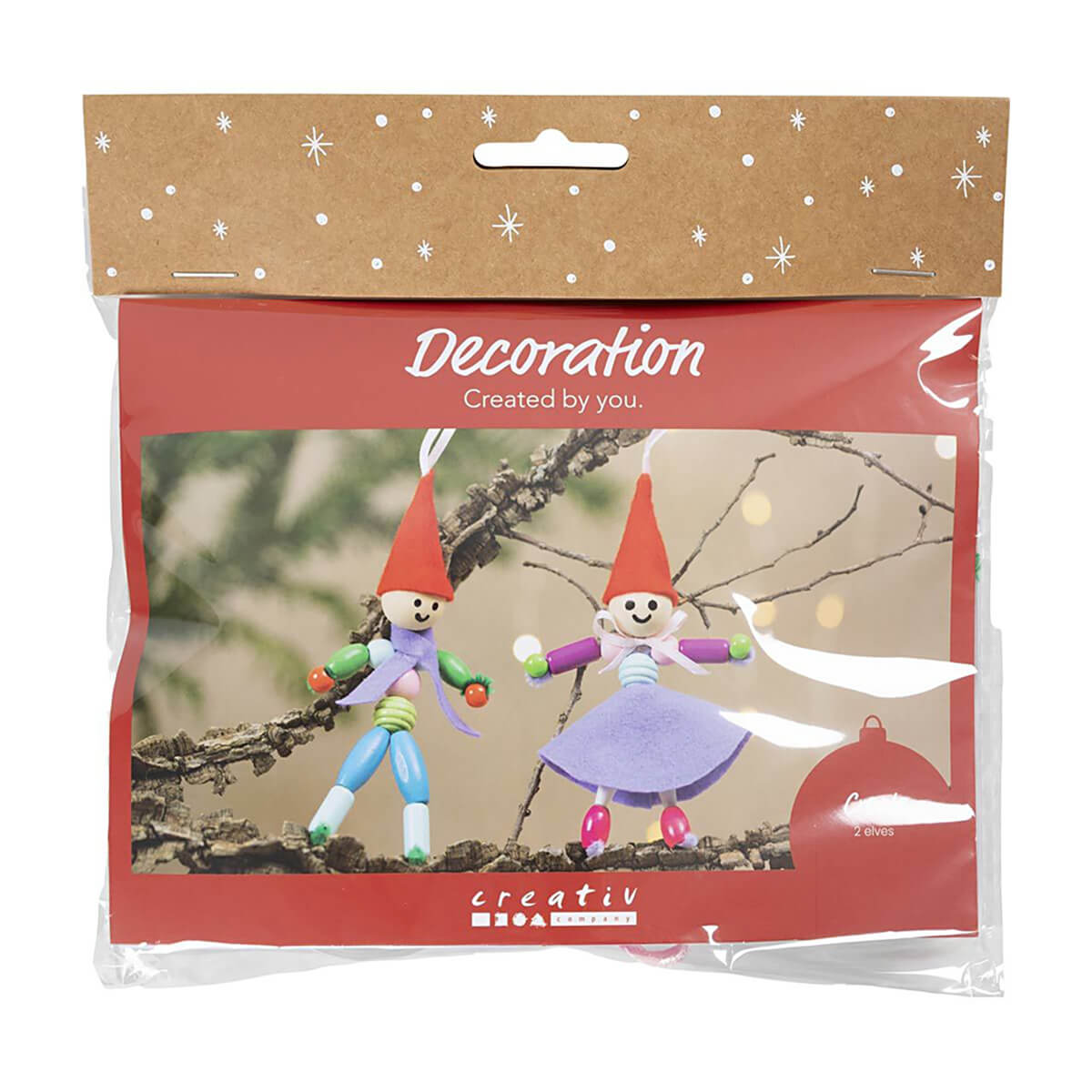 Creativ Company Mini DIY Kit Dekoration, Nisser - ass Farver