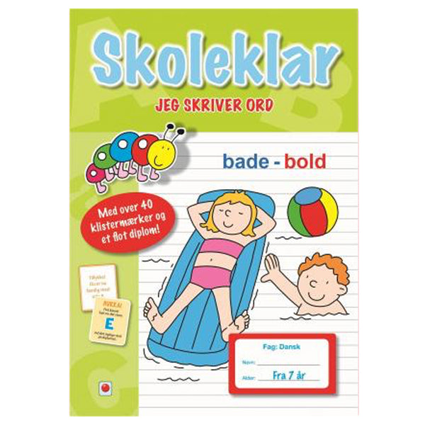 Skoleklar, jeg skriver ord