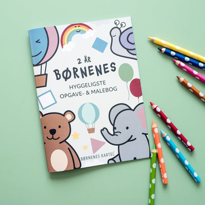 Børnenes Hyggeligste Malebog til 2 år
