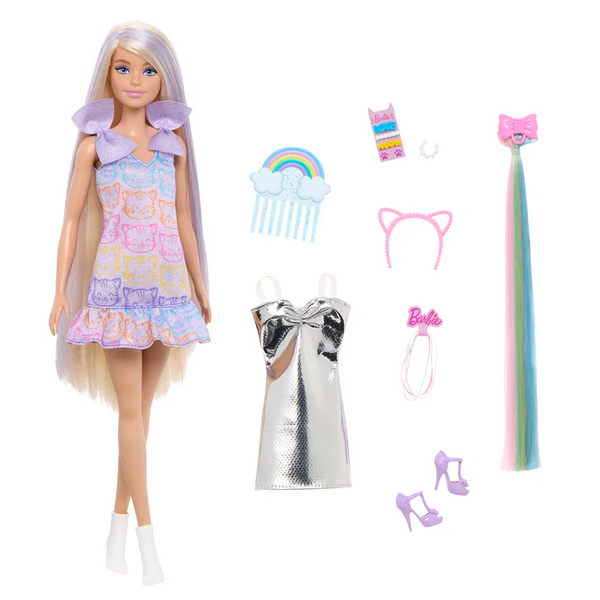 Barbie hair play blonde