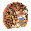 Silhouetpuslespil med Tiger (24 brikker)