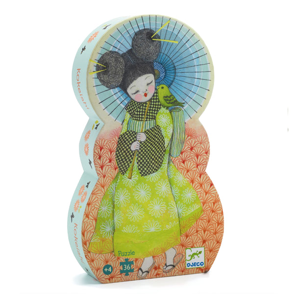 Djeco silhouetpuslespil, Kokeishi - 36 brikker