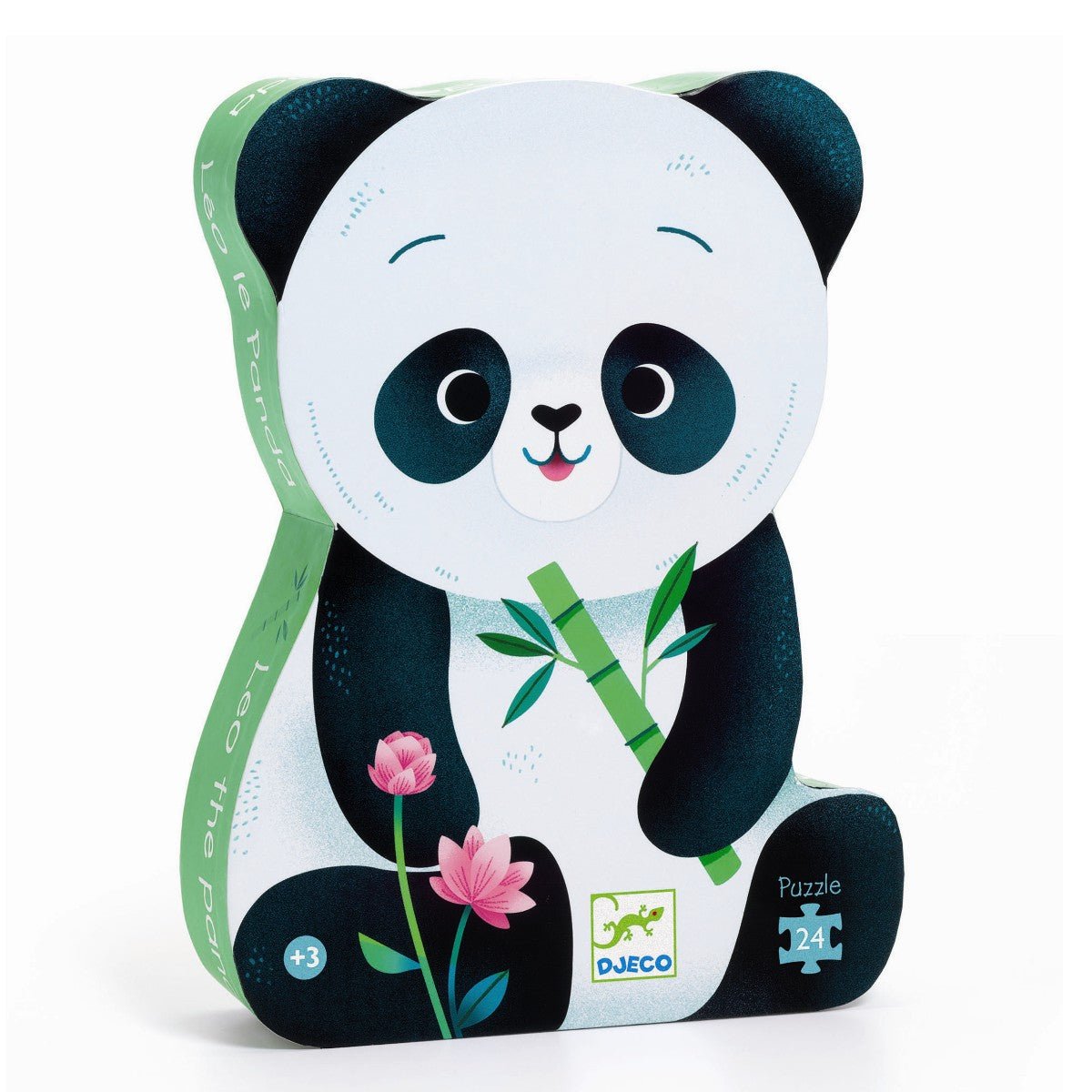 Silhouetpuslespil med Panda (24 brikker)