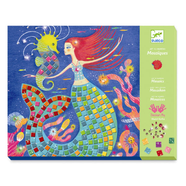 Djeco kreativ æske, Mosaik - Havfruer