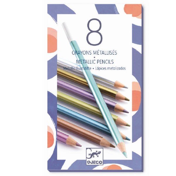 Djeco farveblyanter metallic