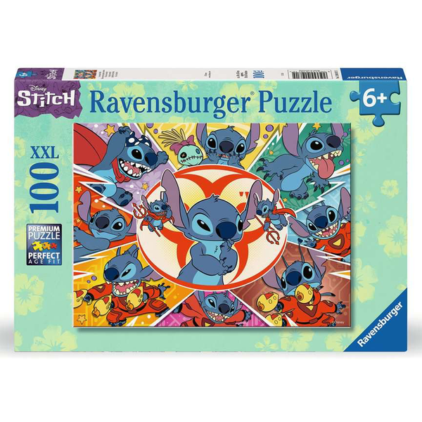 Disney Stitch puslespil, 100 brikker