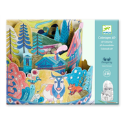 Djeco Kreativ diorama, På toppen af verden