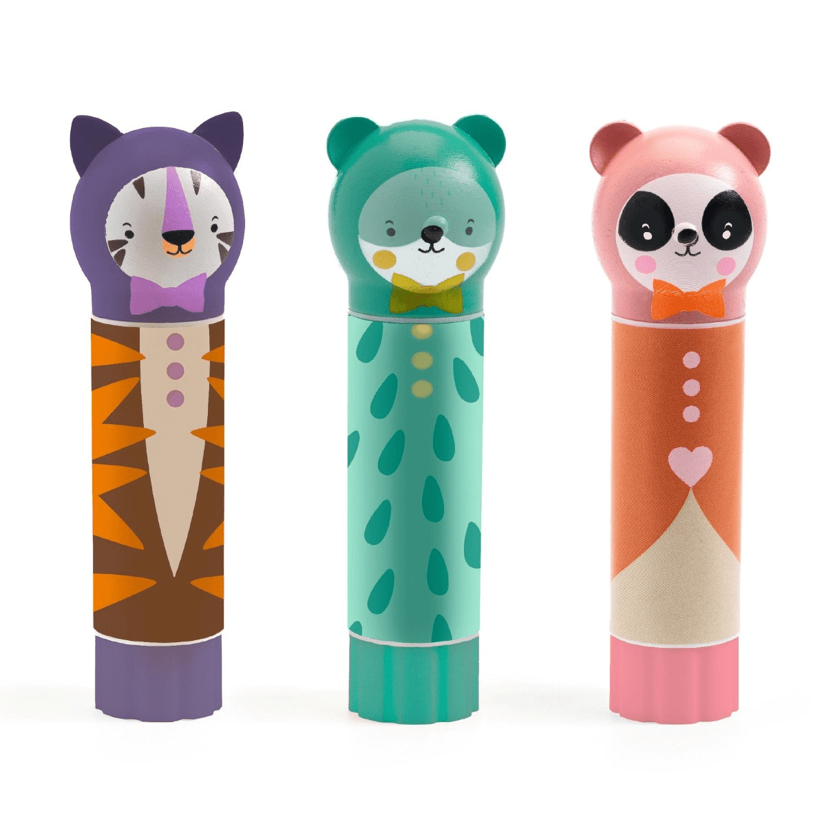 Lovely Paper Limstift med Dyremotiv i Forskellige Designs