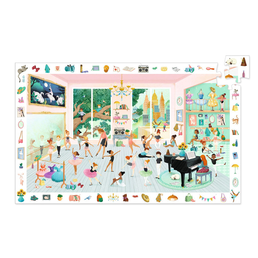 01_Djeco observationspuslespil, danseskole, 100 brikker.jpg