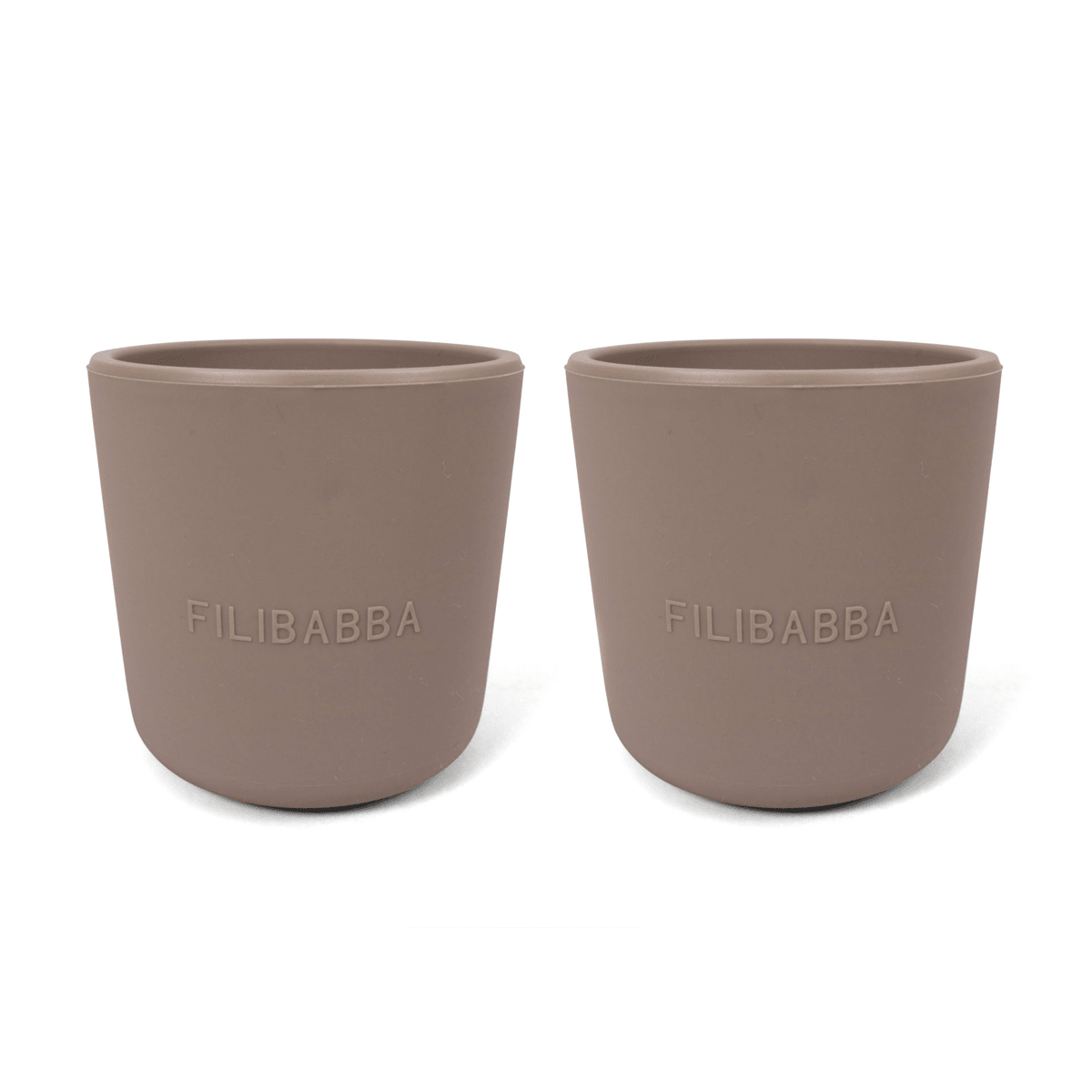 Filibabba Silikone kop 2 - pak, warm grey