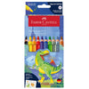 Faber-Castell Jumbo Grip farveblyanter, dino 8+2 stk