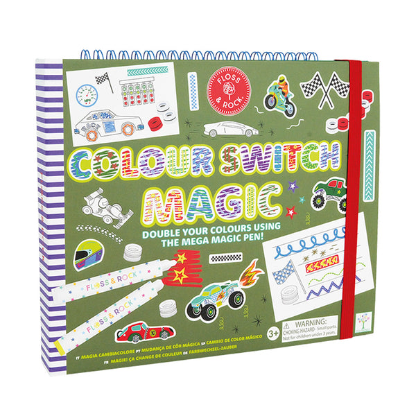 Floss & Rock magisk malebog, cars