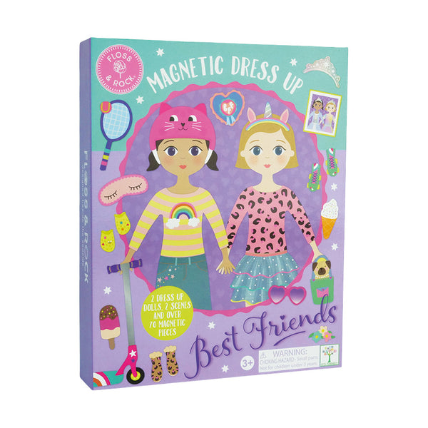 Floss & Rock magnetisk påklædningsdukker, bedste venner