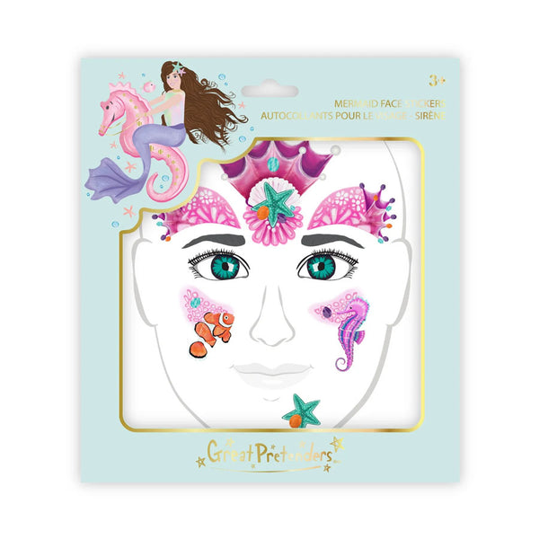 Great Pretenders Havfrue ansigts stickers