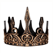 Great Pretenders Medieval krone, guld/sort