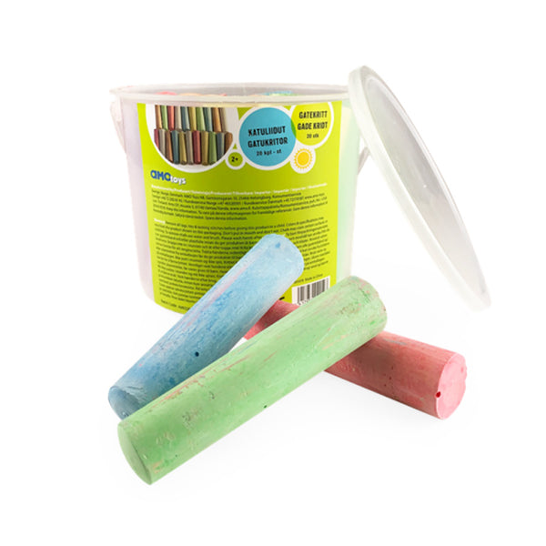 Happy Summer Spand med 20 gadekridt