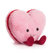 Jellycat Amuseables Colette Hjerte Macaron, Pink
