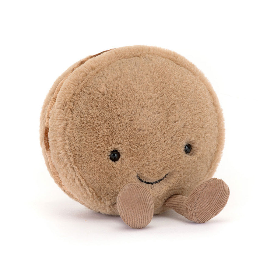 01_Jellycat Amuseables Mona macaron chokolade, 12 cm.jpg