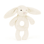 Jellycat Bashful Kanin ring rangle, creme