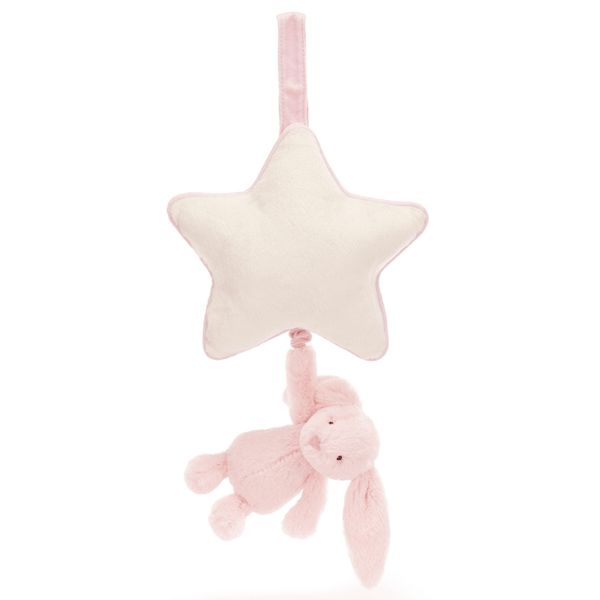 Jellycat Bashful Kanin spilledåse, lyserød