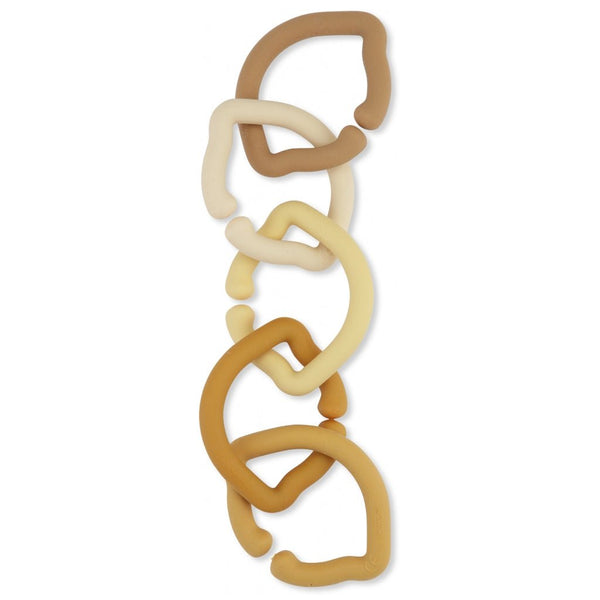 Konges Sløjd 5-pak legetøjsringe, Summer Sun