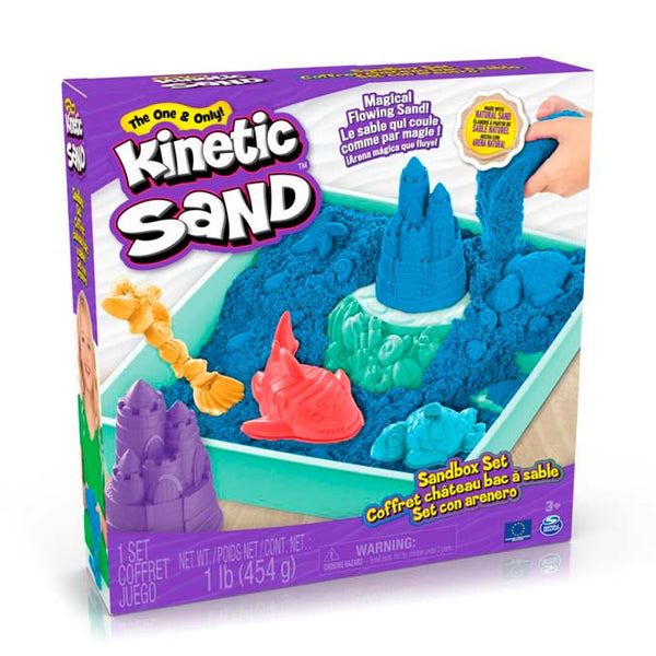 Kinetic Sand sandkassesæt, blå