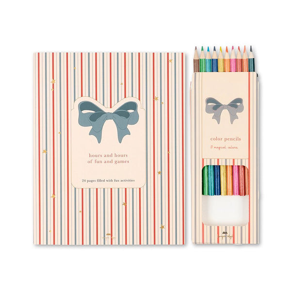 Konges Sløjd Aktivitetsbog med farve blyanter