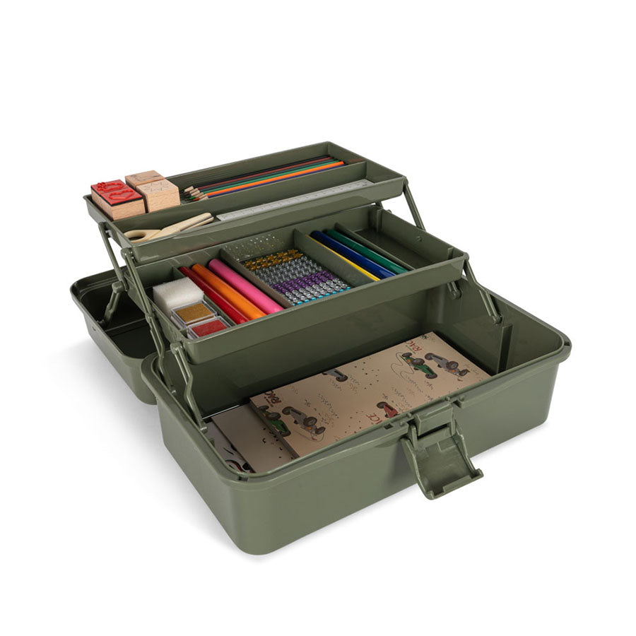 01_Konges Sløjd Creative art caddy opbevaring, olivine.jpg