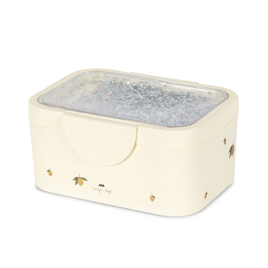 01_Konges Sløjd Glitter madkasse, lemon.jpg