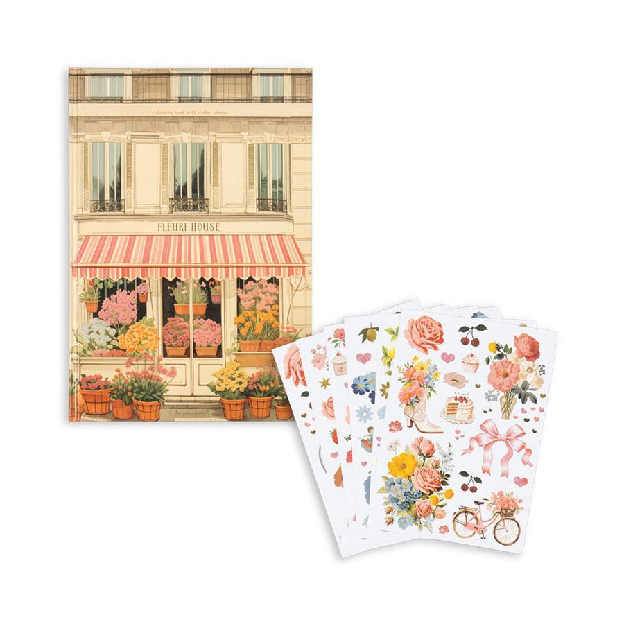 Konges Sløjd Malebog, House of flowers