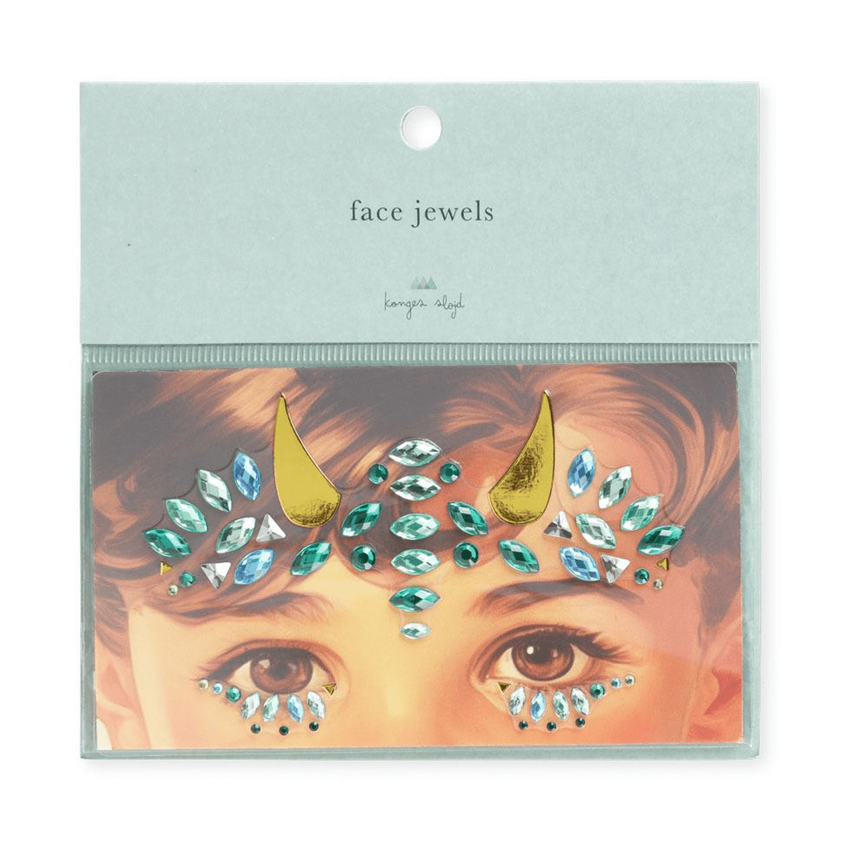 Konges Sløjd Sløjd ansigtsudsmykning, blue