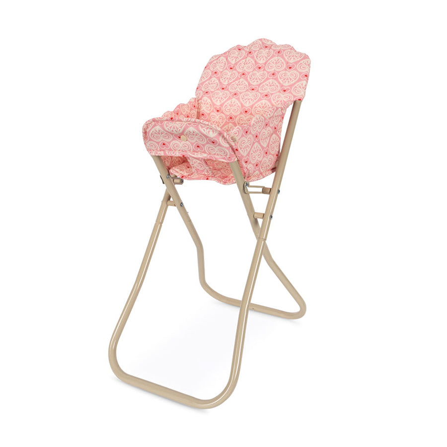 01_Konges Sløjd dukke højstol, Lacy pink.jpg