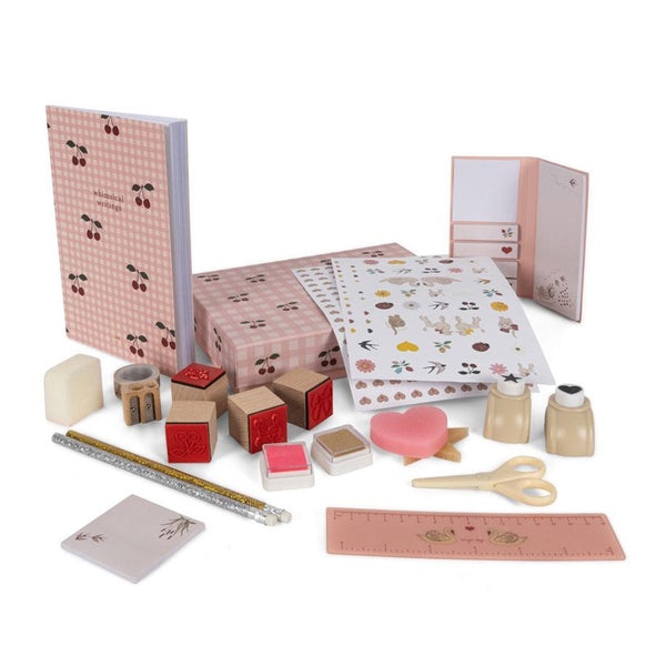 Konges Sløjd Stationery set, cherry mix girl