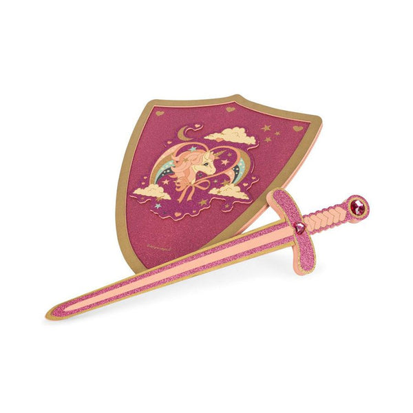 Konges Sløjd sværd og skjold, pink